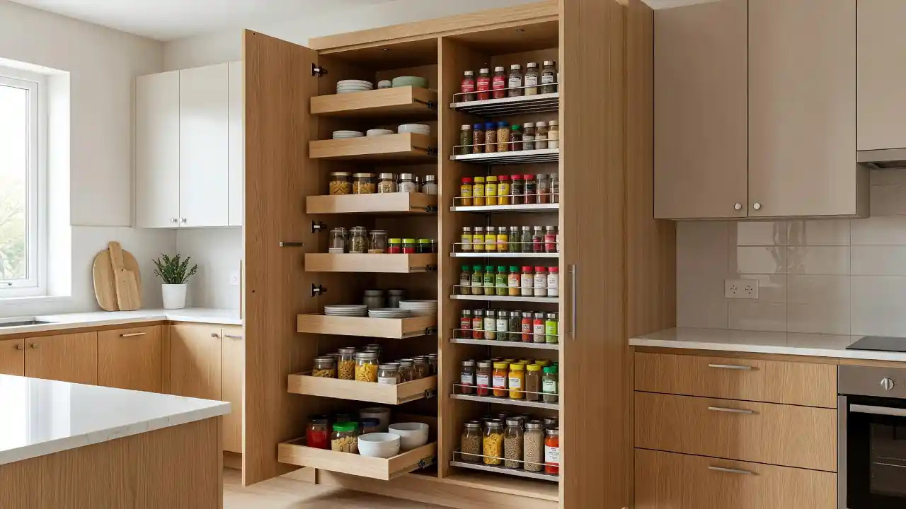 Custom pantry cabinets