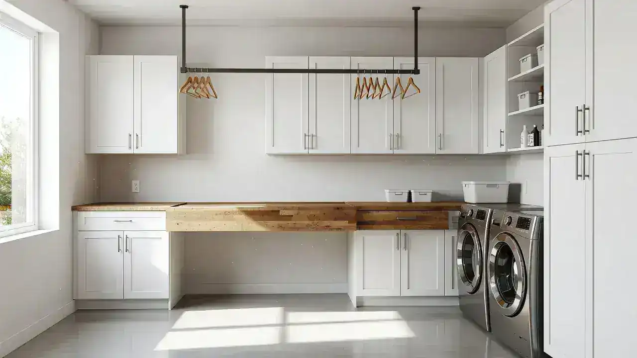 Laundry room cabinets